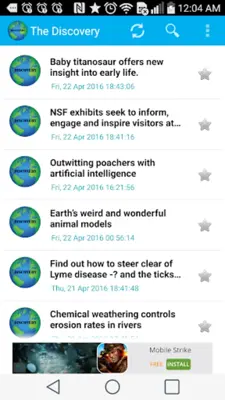 Discovery & Inventions News android App screenshot 3